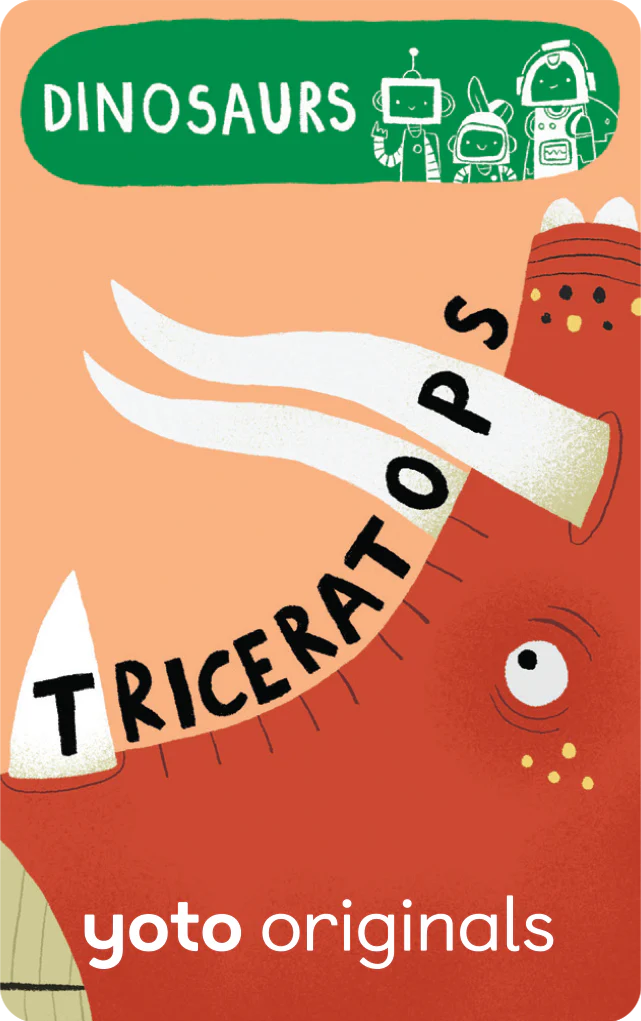 Yoto Card - BrainBots: Dinosaurs - Age 6-10 Years