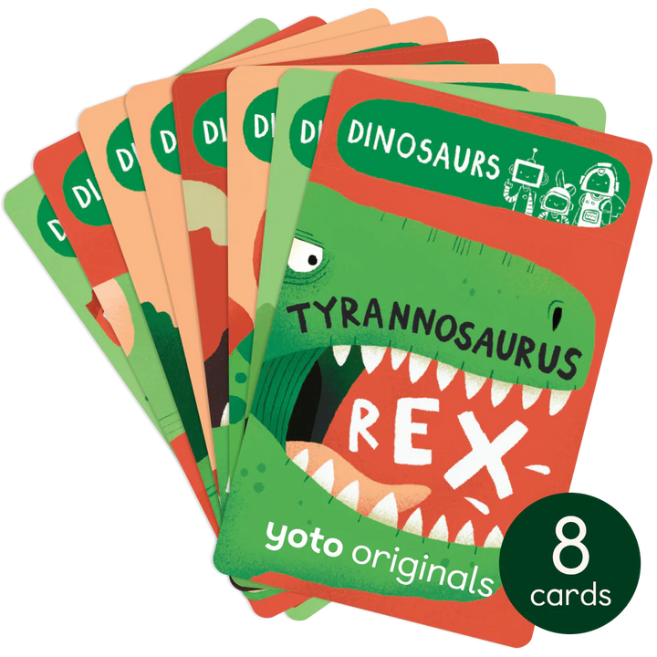 Yoto Card - BrainBots: Dinosaurs - Age 6-10 Years