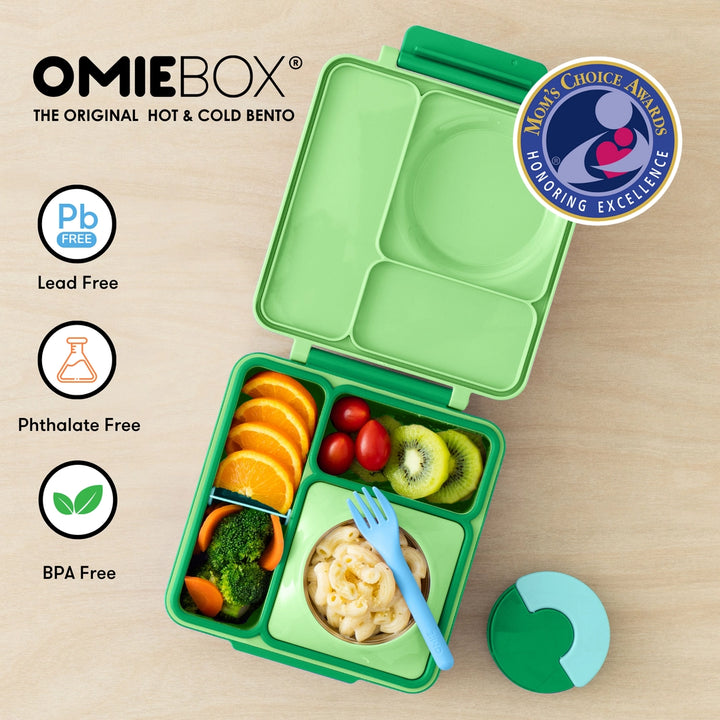 OmieBox Lunch Box - Apple Green 3-7Y