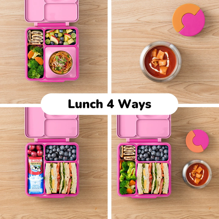 OmieBox Lunch Box - Pixie Pink 3-7Y