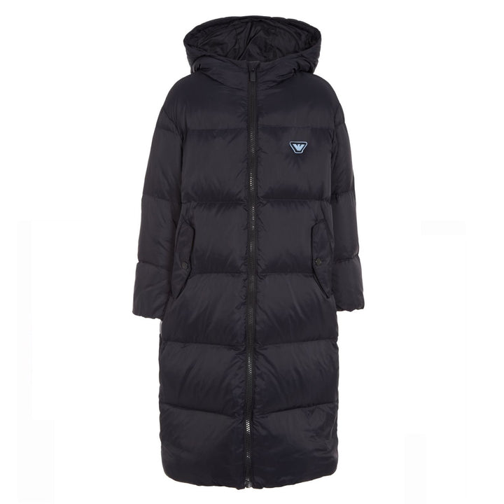 Emporio Armani Kids Long Down Jacket - Blue Navy