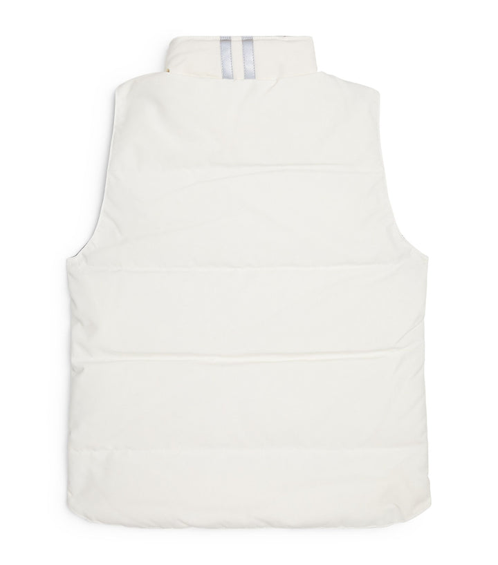 Canada Goose Kids Youth 4554Y Vanier Down Vest - White