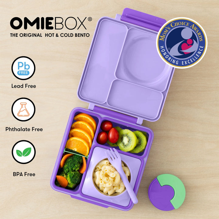 OmieBox Lunch Box - Lilac Purple 3-7Y