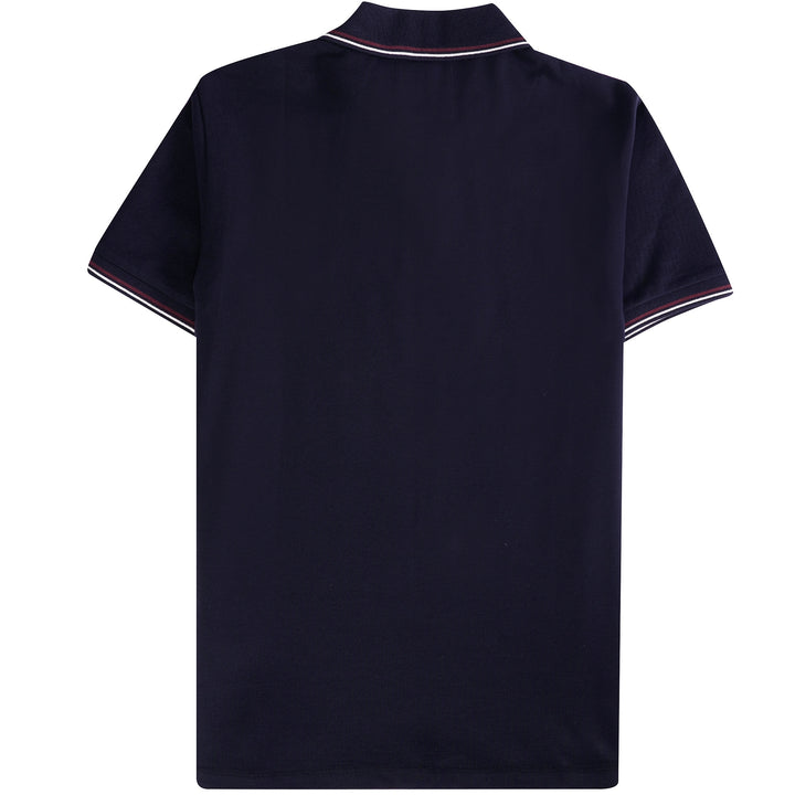 Emporio Armani Kids Boy's Stretch-Pique Short-Sleeved Polo Shirt w/ Trimmed Collar