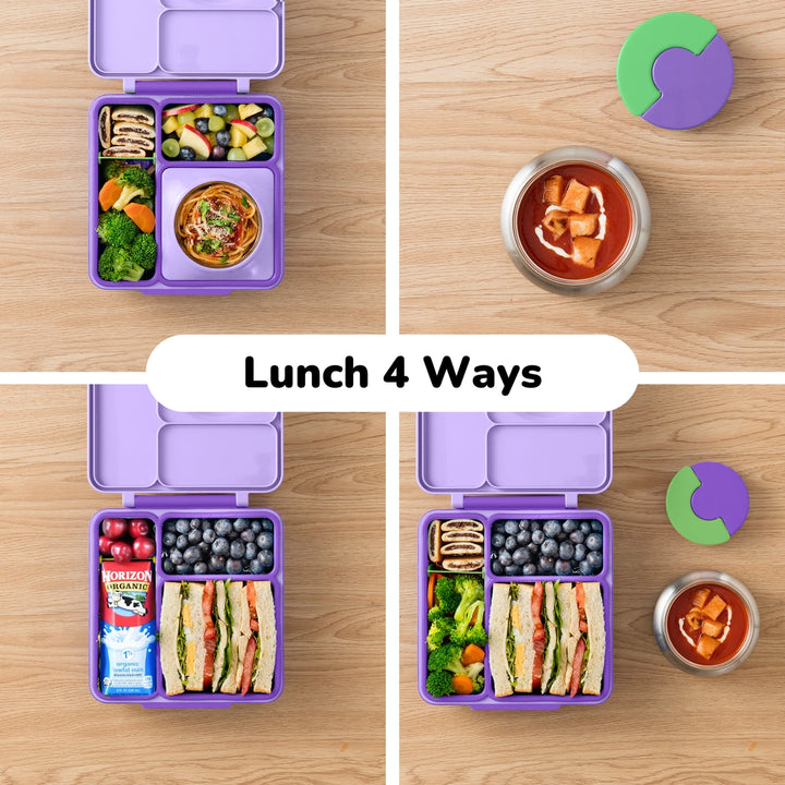 OmieBox Lunch Box - Lilac Purple 3-7Y