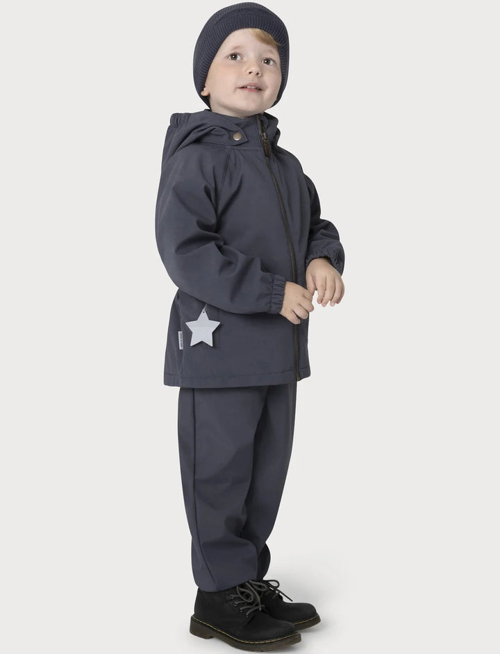 MINI A TURE Kids MATAIAN Spring Softshell Pants - Ombre Blue