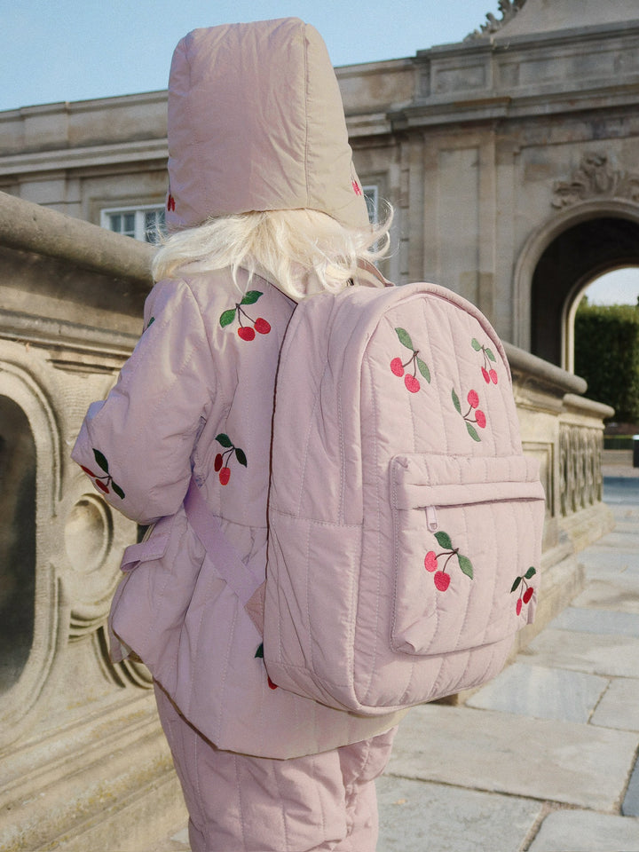 Konges Sloejd Kids JUNO Quilted Backpack - Twilight Mauve