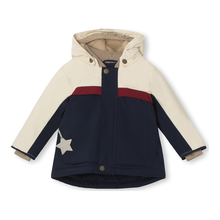 MINI A TURE Baby MATWALDO Color-Block Winter Jacket - Outer Space