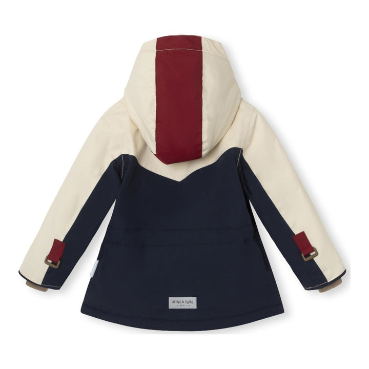 MINI A TURE Baby MATWALDO Color-Block Winter Jacket - Outer Space