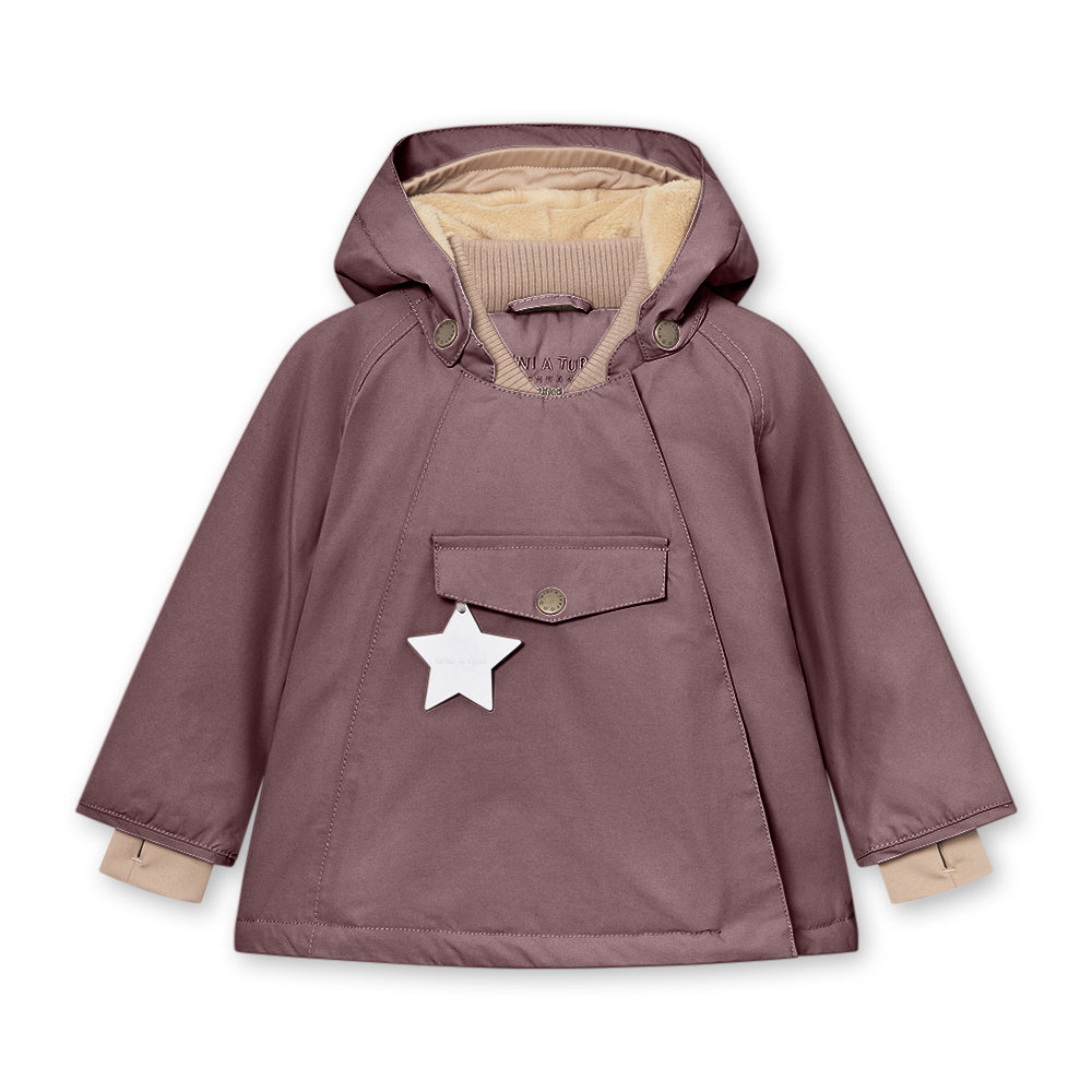 >MINI A TURE Kids WANG Winter Jacket - Peppercorn Plum