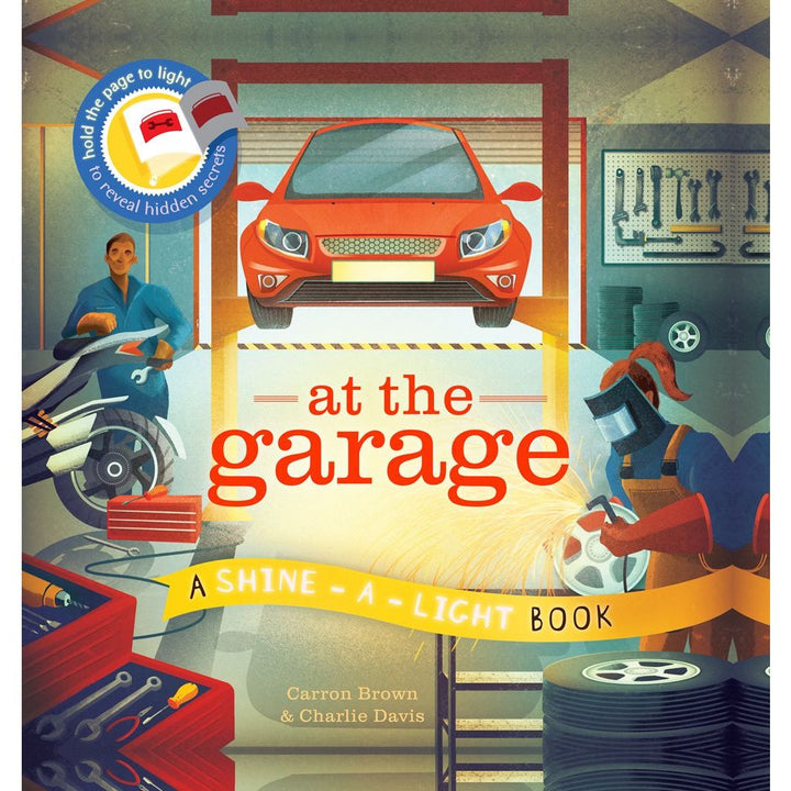 USBORNE Shine-a-Light - At the Garage
