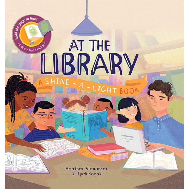 USBORNE Shine-a-Light - At the Library