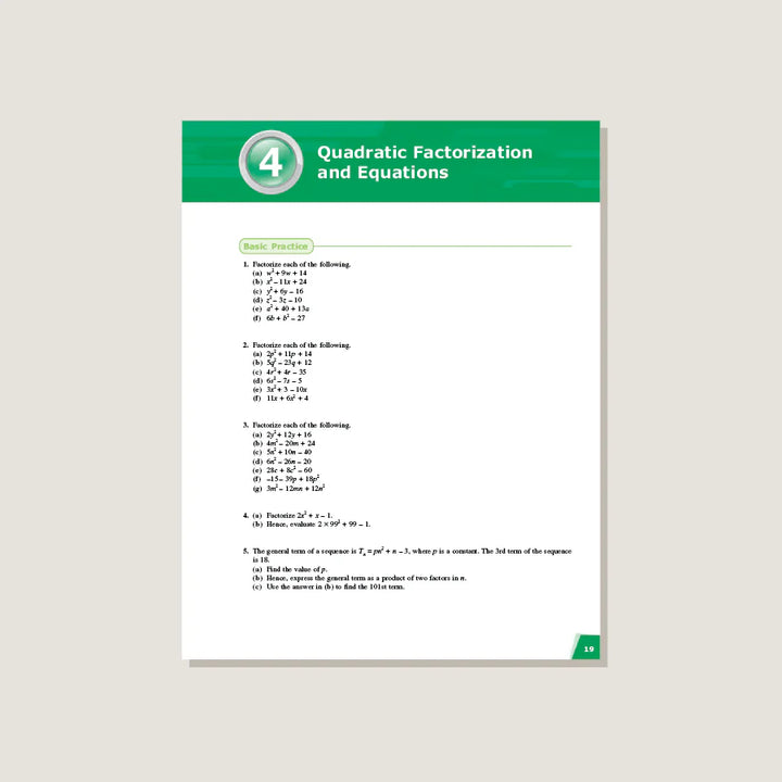 Singapore Math - Dimensions Math Workbook 8A
