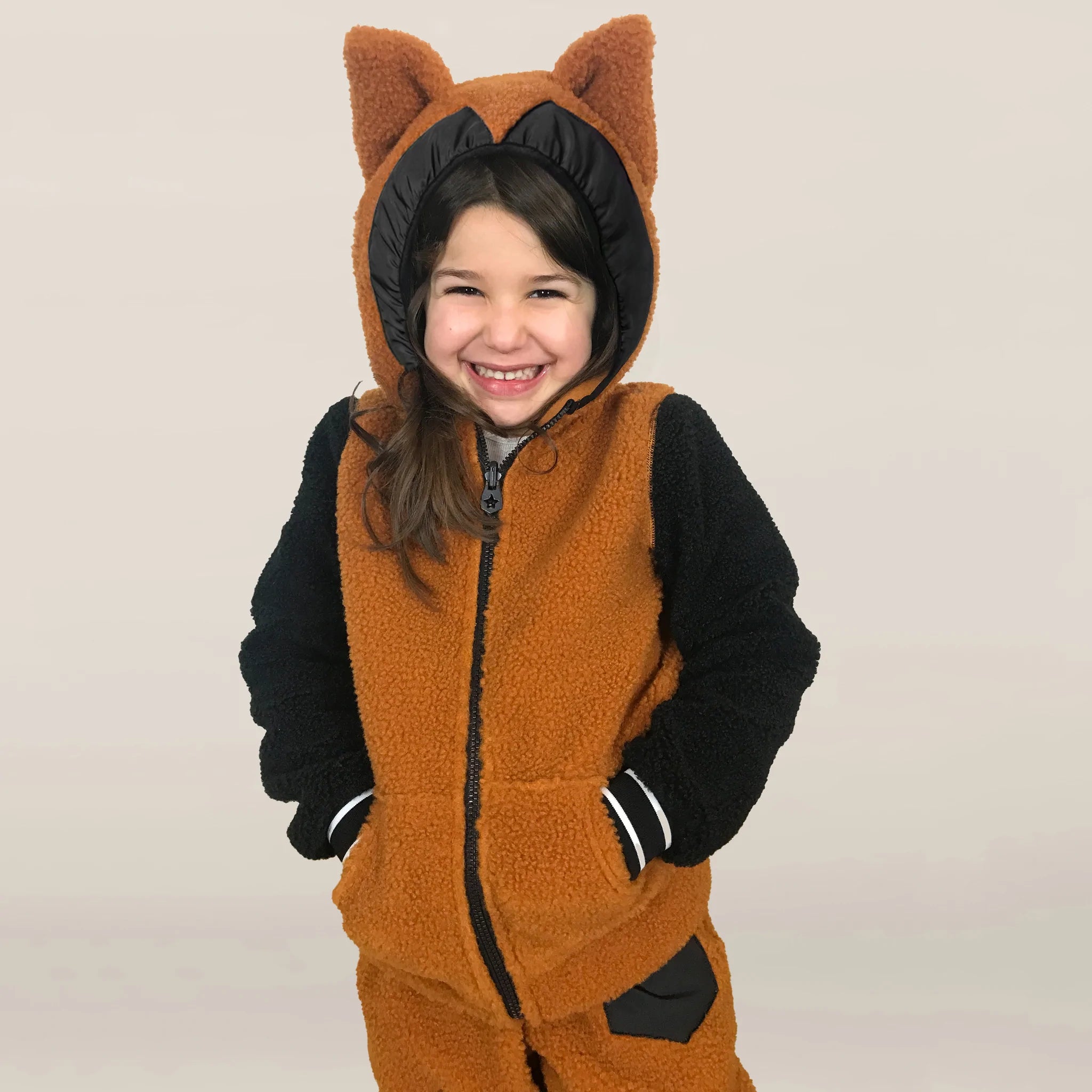 Loves Teddy Me Boutique WinterFleece FOXDO Mom FOX Kids Jacket – Children WeeDo