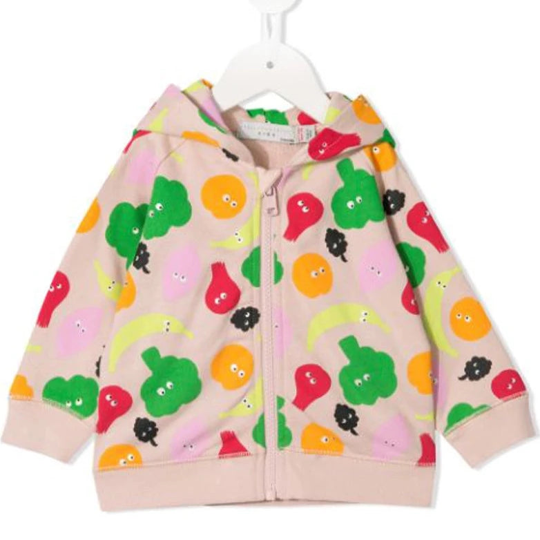 STELLA McCARTNEY Kids Fruit Zipped Hoodie - PINK – Mom Loves Me