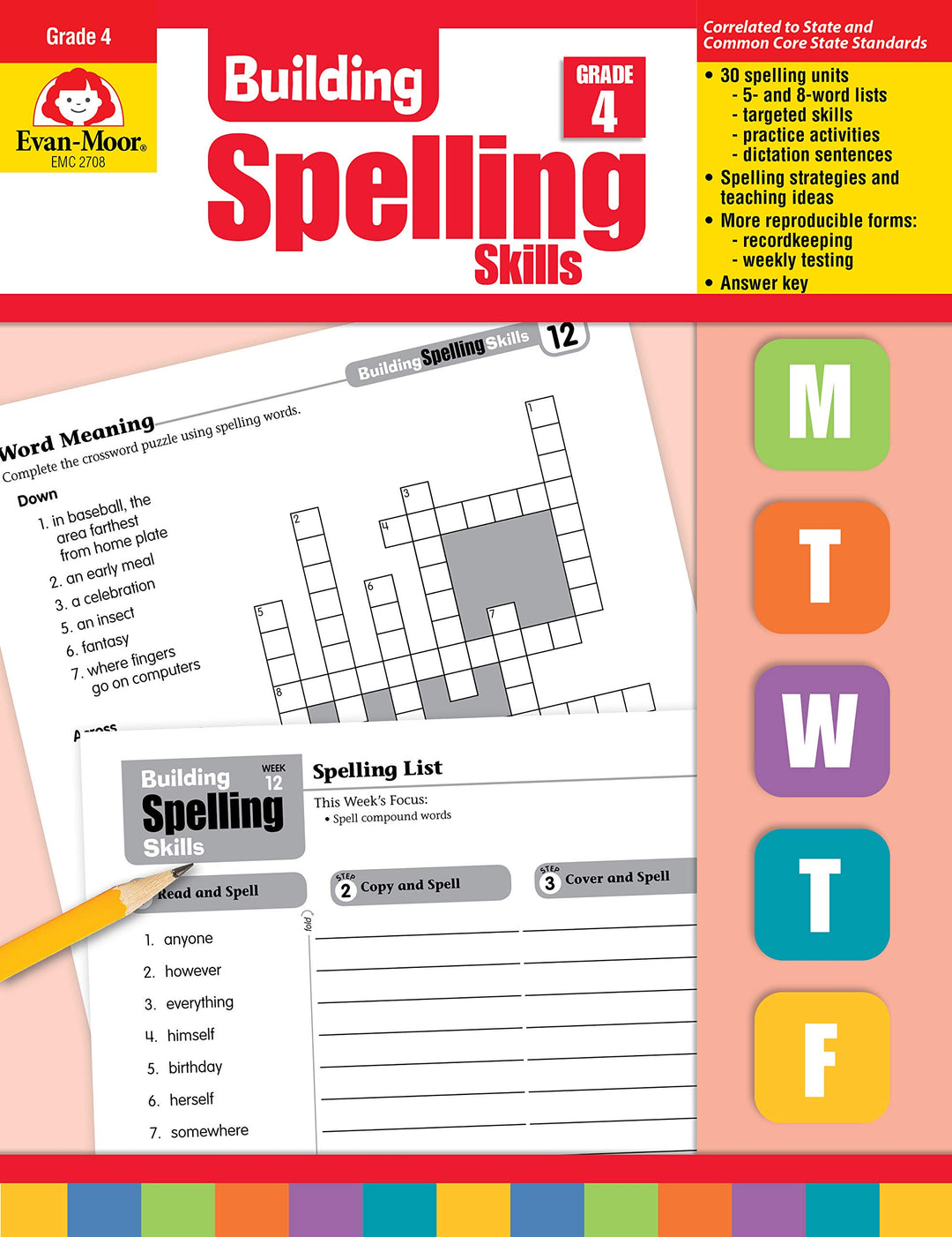 >Evan-Moor Grade 4 Building Spelling Skills