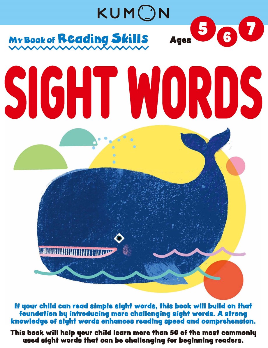 >KUMON Grade K-2 My Book of Reading Skills: Sight Words Age 5-7