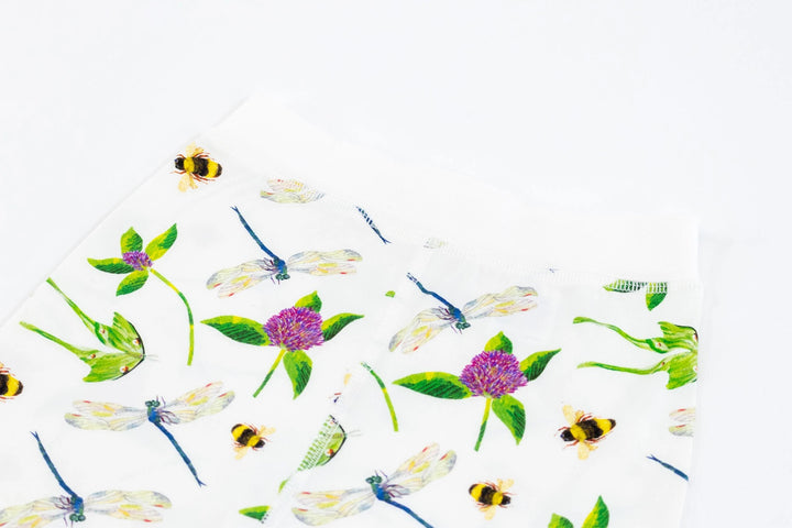 Nest Designs Kids/Baby Two-Piece Long Sleeve PJ Set (Bamboo Jersey) - Eric Carle Garden Flight