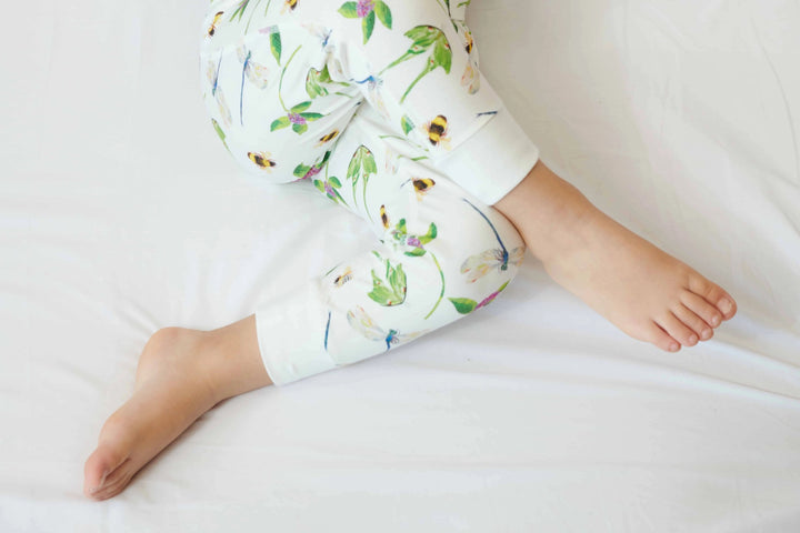 Nest Designs Kids/Baby Two-Piece Long Sleeve PJ Set (Bamboo Jersey) - Eric Carle Garden Flight