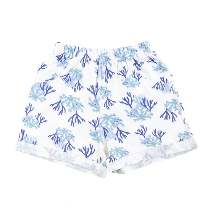 Nest Designs Kids/Baby Bamboo Jersey Shorts - Blue Reef