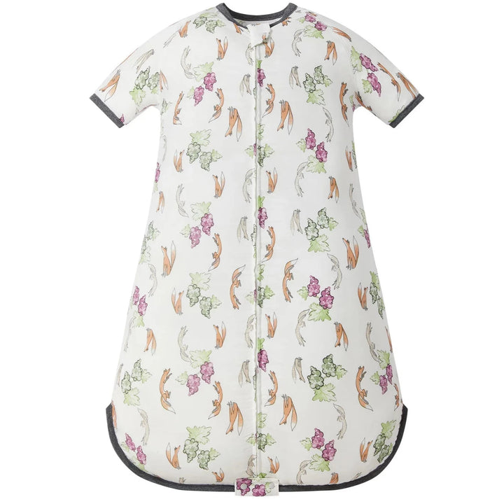 Nest Designs Baby 0.25 TOG Bamboo Silk Short Sleeve Sleep Bag - The Fox & The Grapes