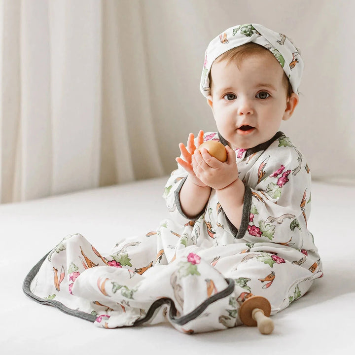 Nest Designs Baby 0.25 TOG Bamboo Silk Short Sleeve Sleep Bag - The Fox & The Grapes