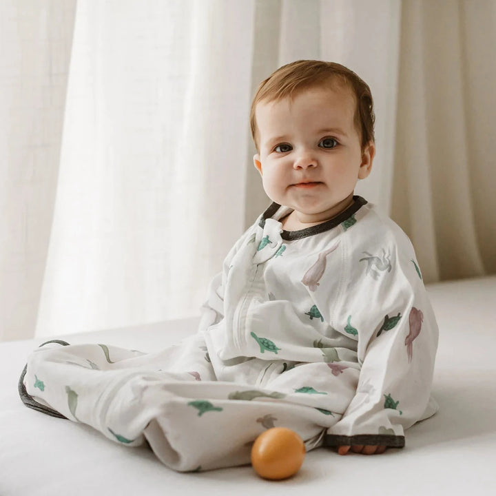 Nest Designs Baby 0.25 TOG Bamboo 3/4 Sleeve Sleep Bag - The Tortoise & The Hare