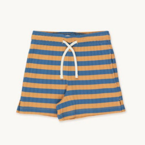 TINYCOTTONS STRIPES SHORT *almond/night blue* TINYCOTTONS STRIPES SHORT *almond/night blue*