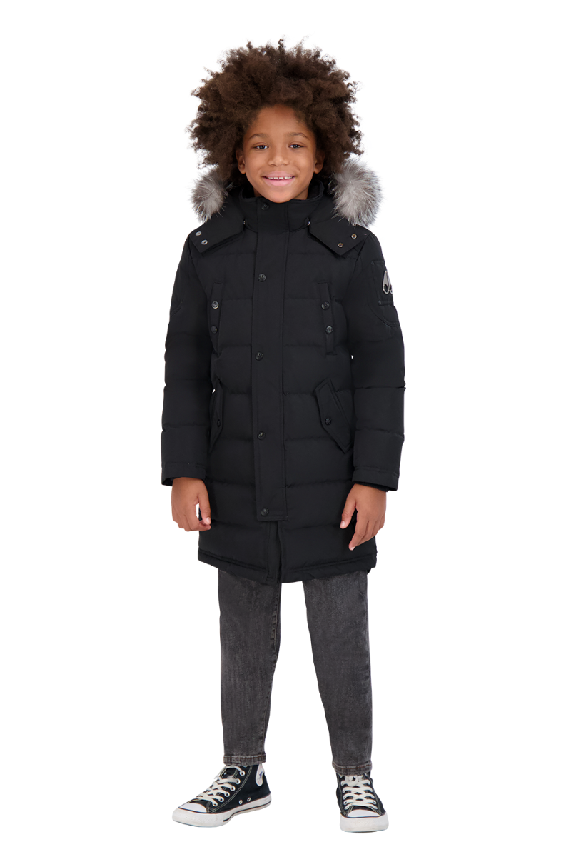 opvolger condoom accumuleren Moose Knuckles Kids Unisex Winter Jacket Parka in Black / Black Frost – Mom  Loves Me Children Boutique