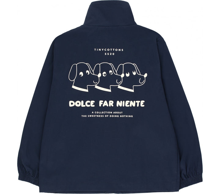 TINYCOTTONS Kids "DFN DOGS" JACKET in light navy/light cream 279
