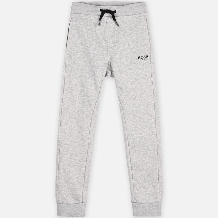 BOSS Kids Gray LOGO Jogging Sweatpants