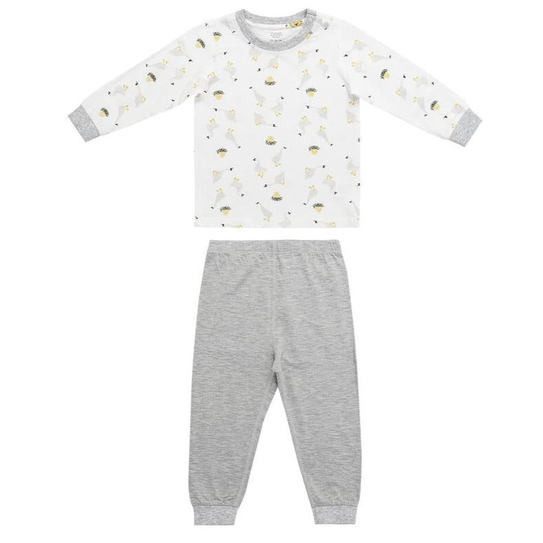 Nest Designs Kids Bamboo Two-Piece Long Sleeve PJ Set - The Goose & The Golden egg