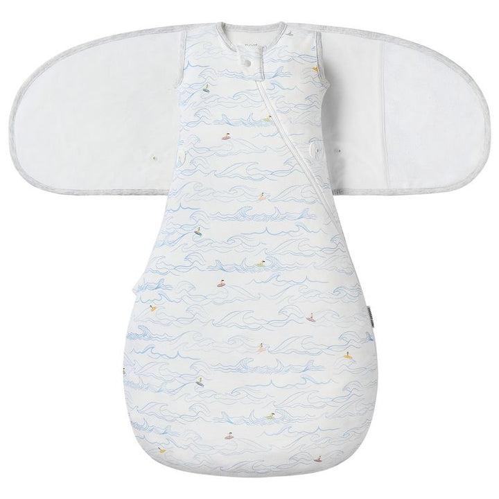 Nest Designs Baby 0.5 TOG Startle Stop Sleep Bag (Organic Cotton) - Surf's Up