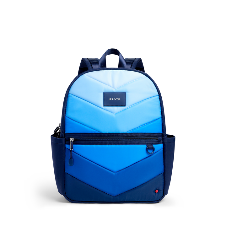 >State Bags Kane Kids Backpack in Blue Chevron