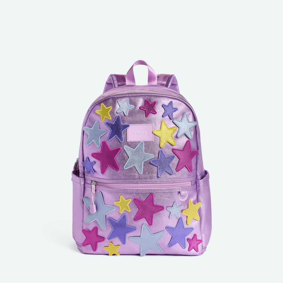 >State Bags Kane Kids Double Pocket Backpack - 3D Stars