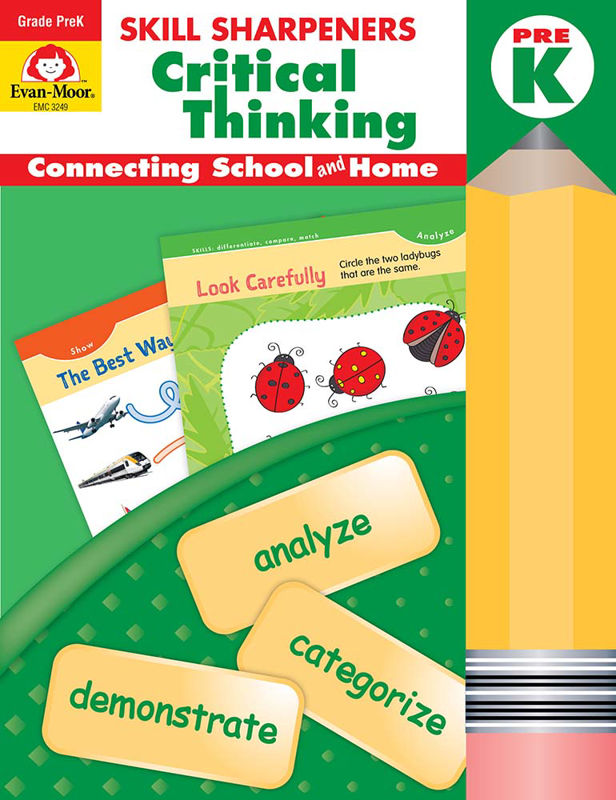 >Evan-Moor Grade  PreK Skill Sharpeners Critical Thinking