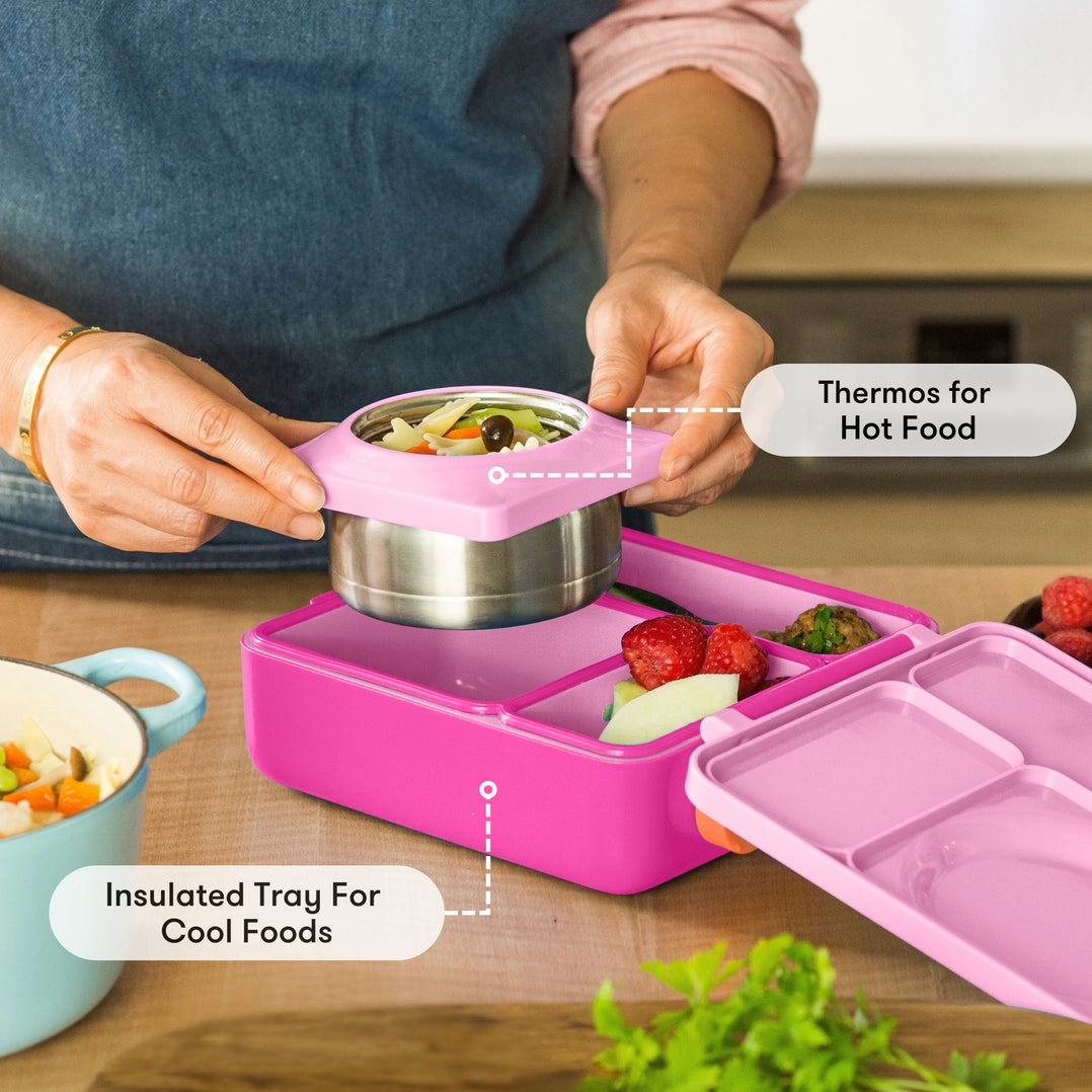 OmieBox Lunch Box - Pixie Pink 3-7Y