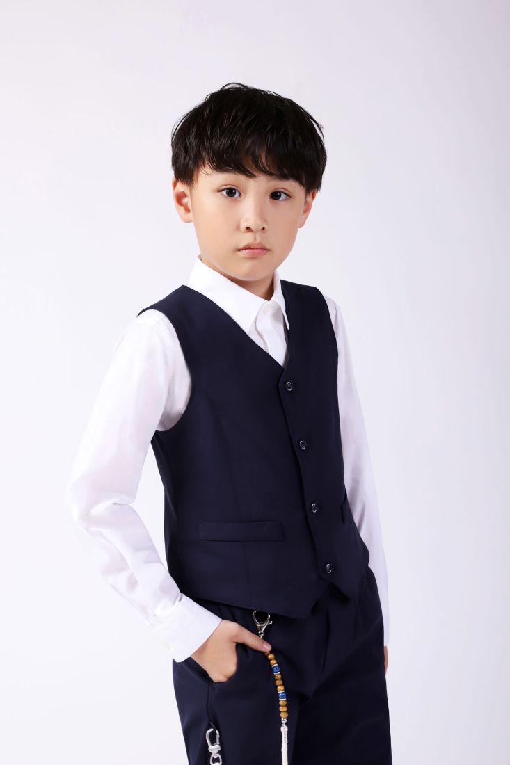 Imperial Kids Boy Vest - Navy Blue