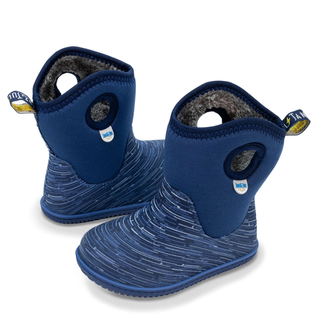 >Jan & Jul Kids Toasty-Dry Lite Winter Boots - Navy Birch