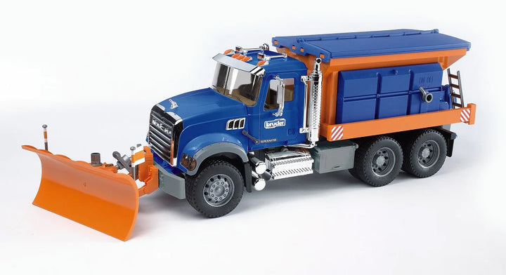 >Bruder 02816 Mack Granite Snow Plow Truck 26.2 x 7.2 x 10.5 inch