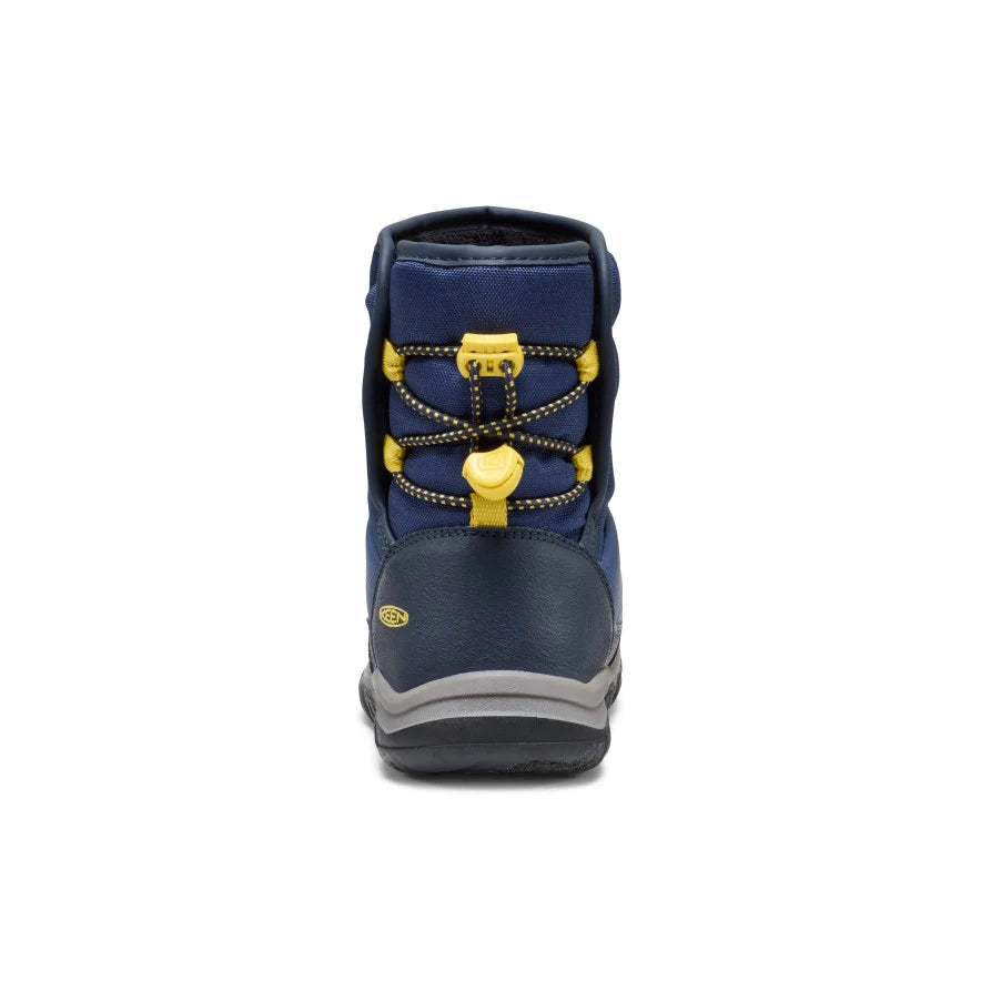 >KEEN Kids Puffrider Waterproof Winter Boot - NAVAL ACADEMY/MANGO MINT