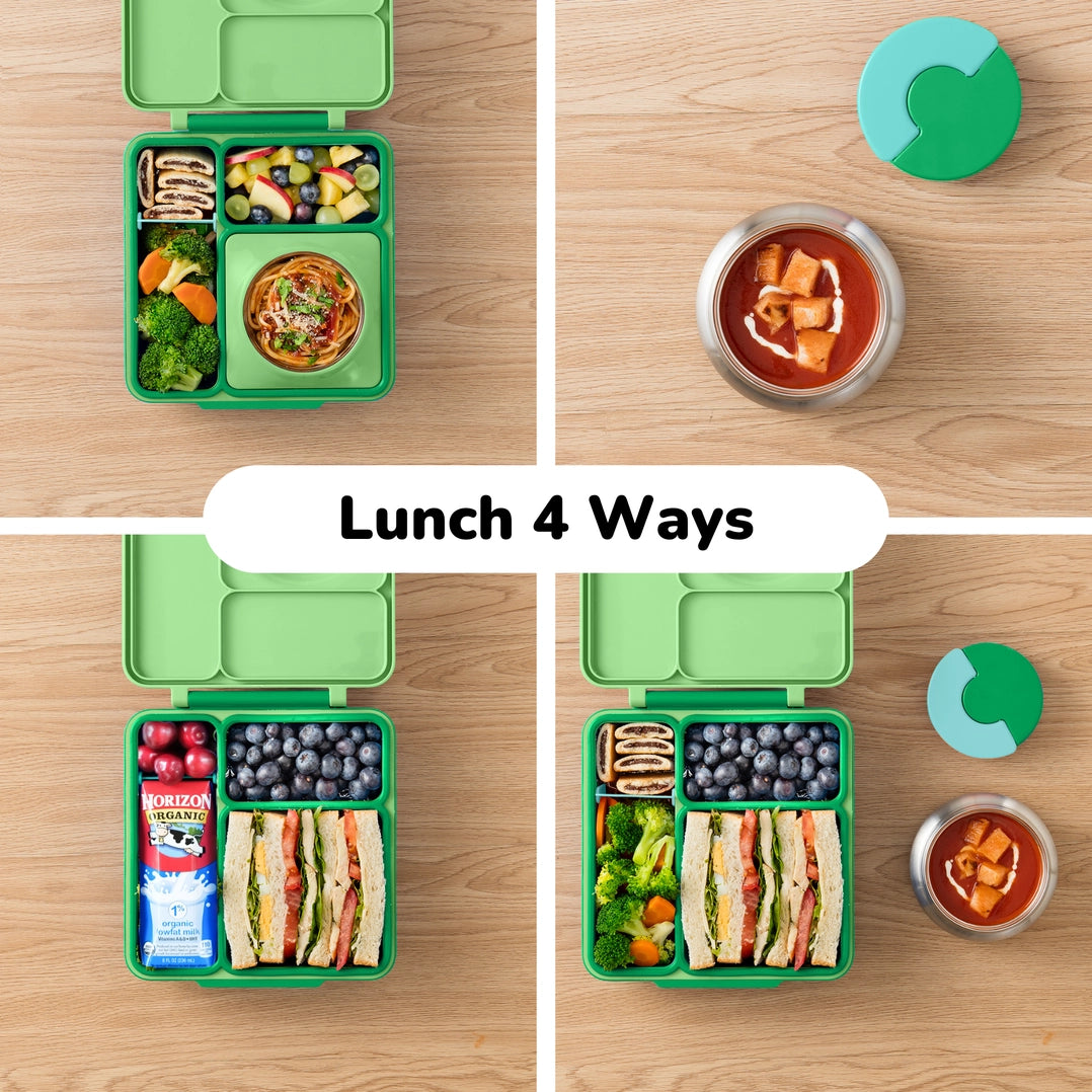 OmieBox Lunch Box (Apple Green 3-7Y