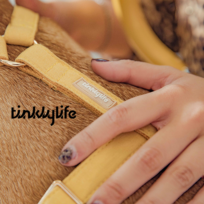 Tinklylife Dog MACARON Harness - Yellow