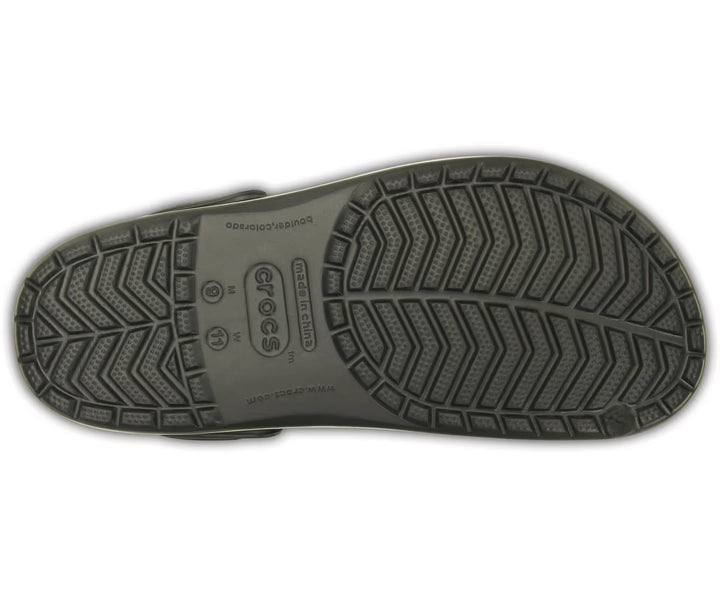 Crocs Mens/Women's Black/Charcoal Crocband 2.5 Sandals