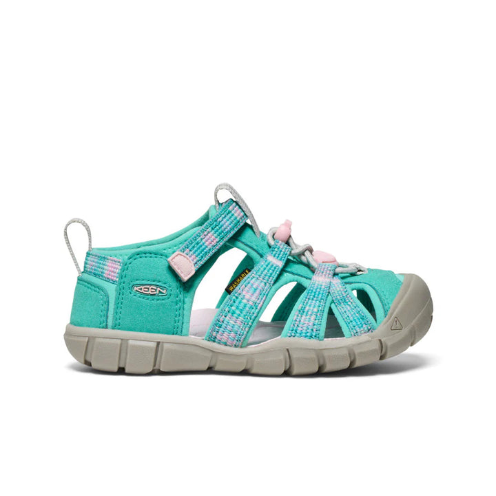 KEEN Kids Seacamp II CNX Hybrid Water Sandal - Bright Aqua/Giggle Pink