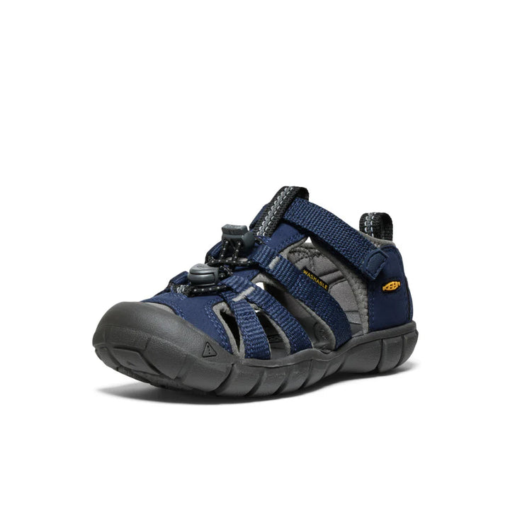 >KEEN Kids Seacamp II CNX Hybrid Water Sandal - NAVAL ACADEMY/DRIZZLE