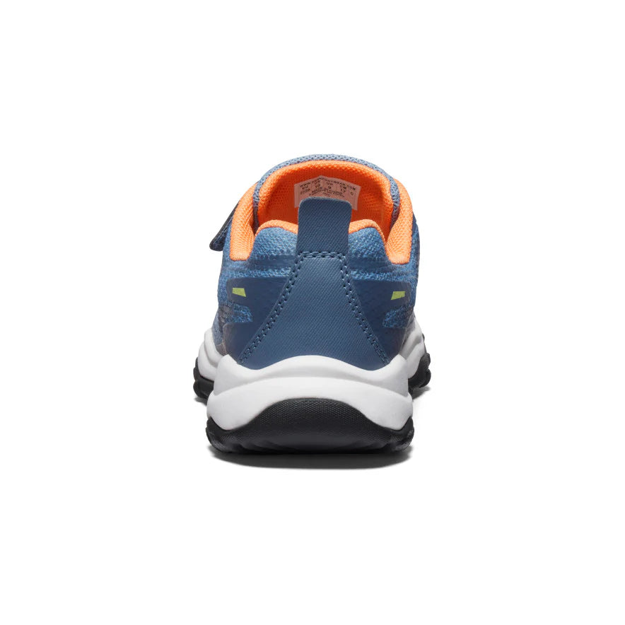 KEEN Kids Wanduro Speed Hiking Shoe - Vintage Indigo/Tangerine