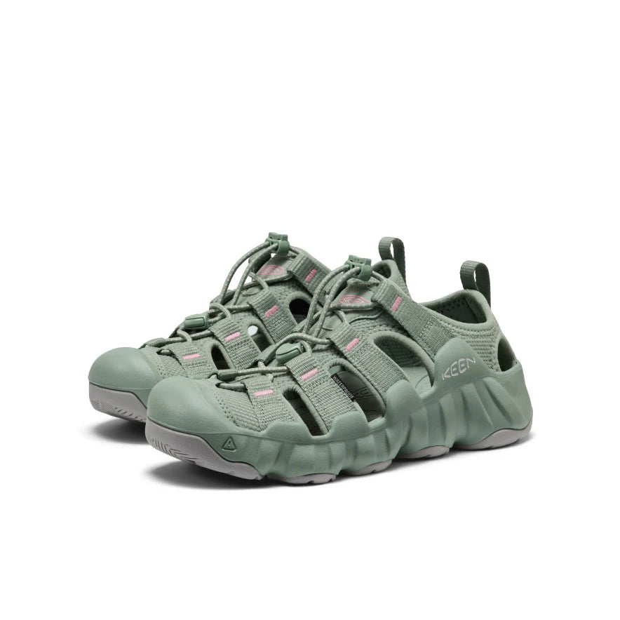 >KEEN Women's Hyperport H2 Extra Cushy Sandal - MONOCHROME/LILY PAD