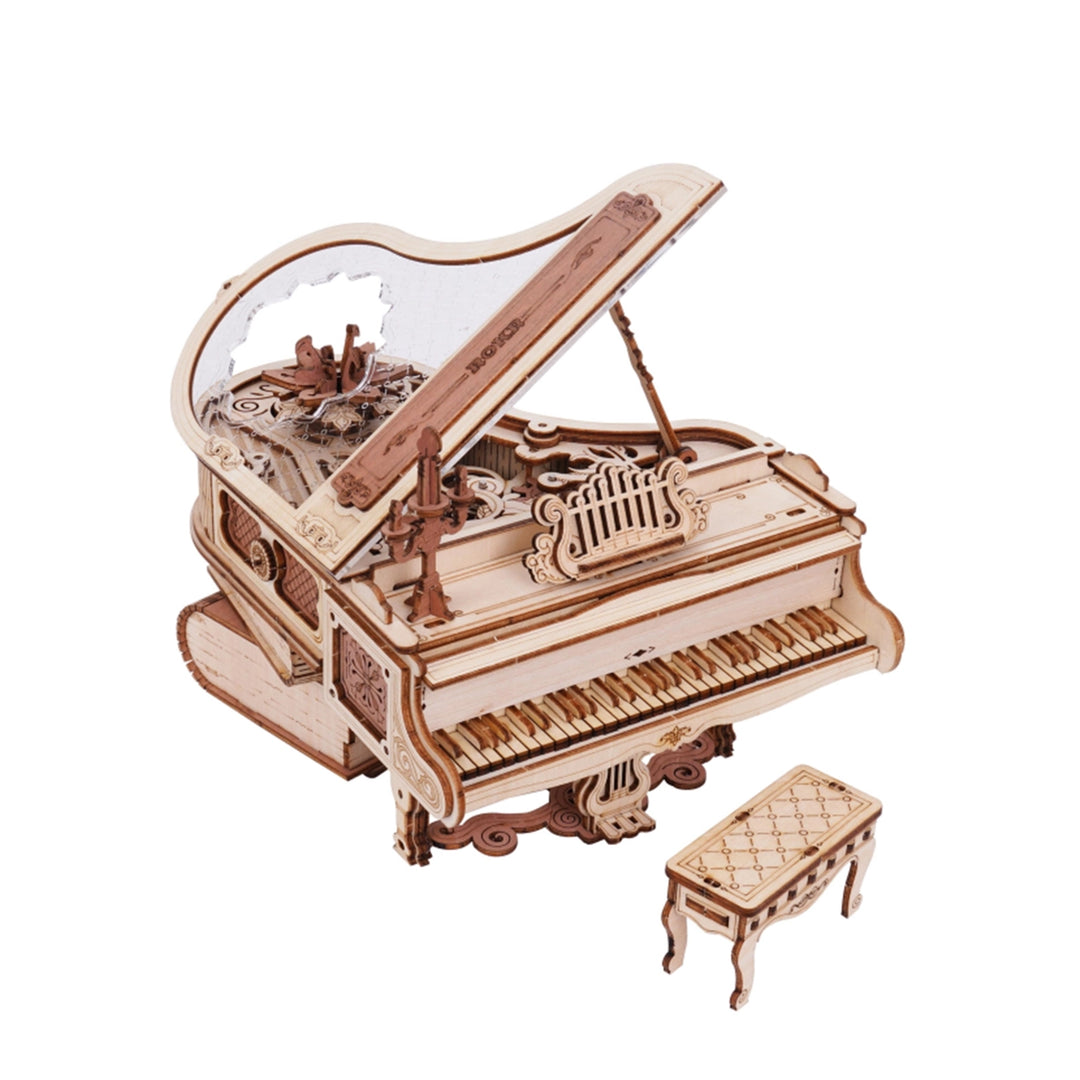 >Hands Craft DIY Mechanical Music Box: Magic Piano