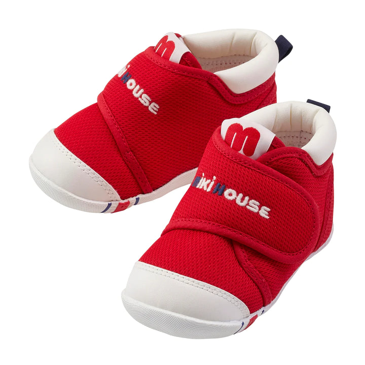 >Miki House My First Walker Shoes Eazy Breezy - Red